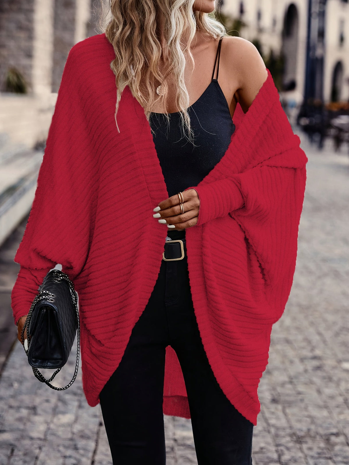 Sylvie | Relaxed Open-Front Cardigan