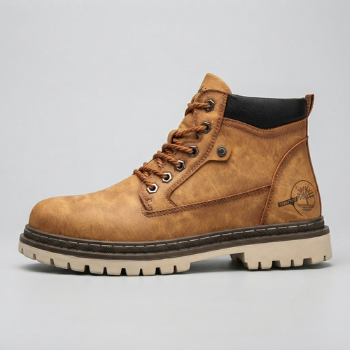 Barrett leather ankle work boots - side view