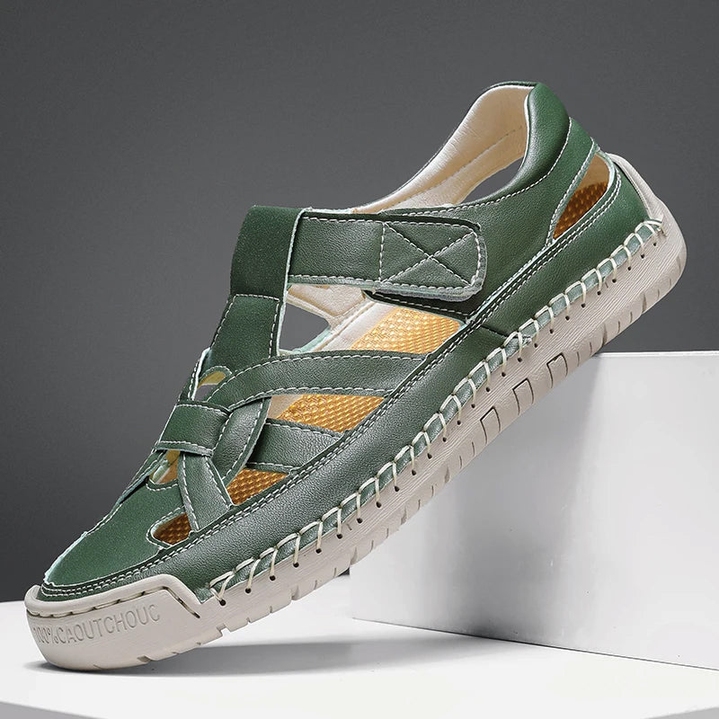 Barry | Woven Cutout Sandals