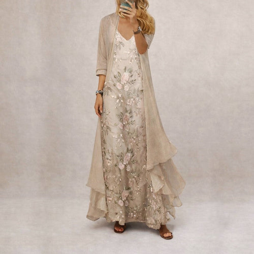 Bela | Floral Print Maxi Dress