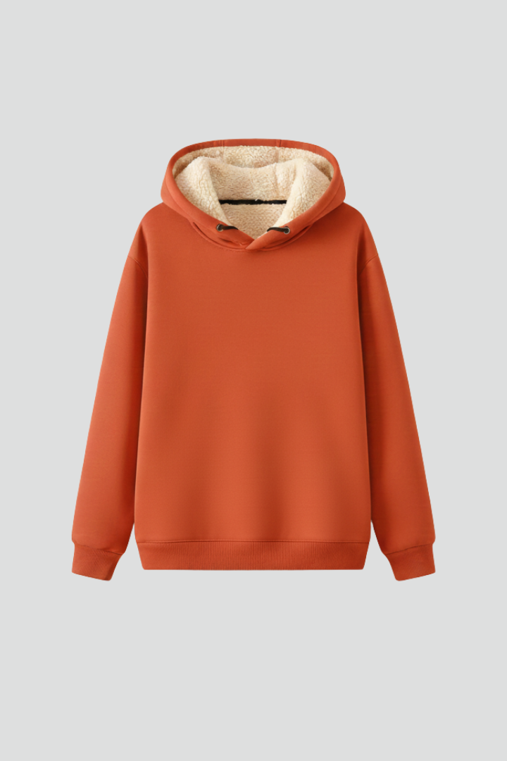 Bellamy | Sherpa-Lined Ribbed-Cuff Hoodie