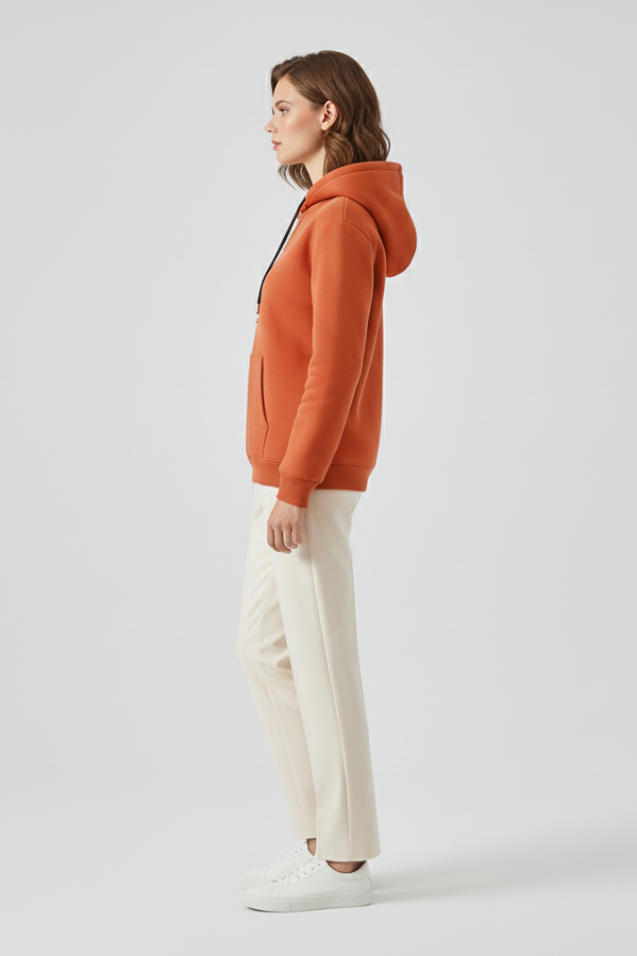 Bellamy | Sherpa-Lined Ribbed-Cuff Hoodie