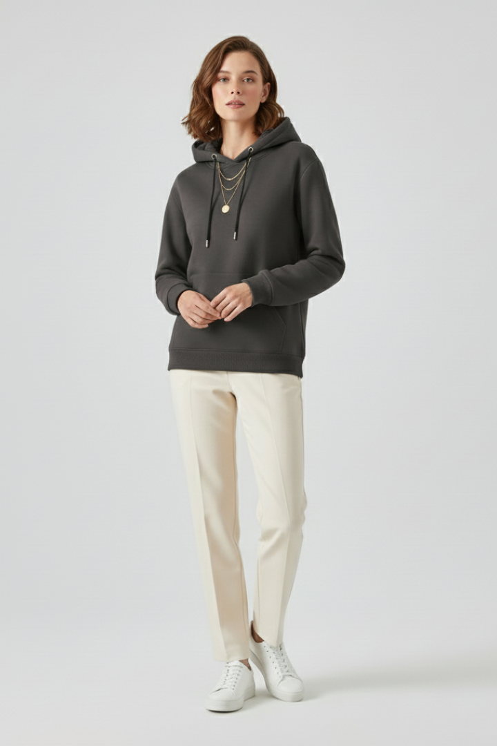 Bellamy | Sherpa-Lined Ribbed-Cuff Hoodie