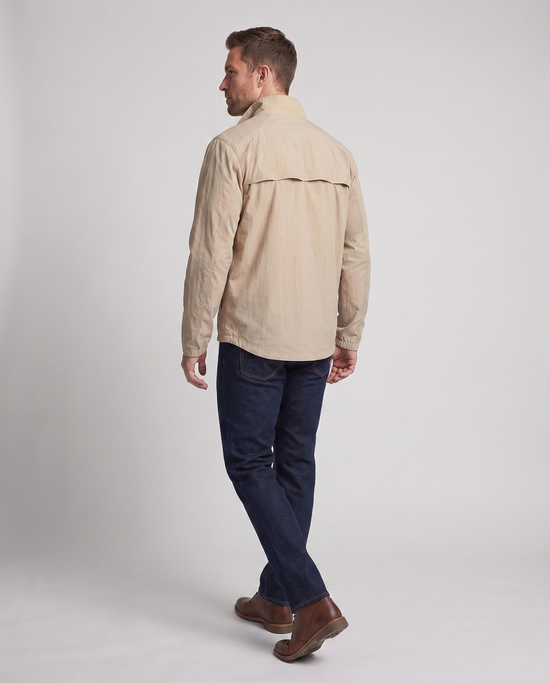Ben lightweight travel jacket - back view