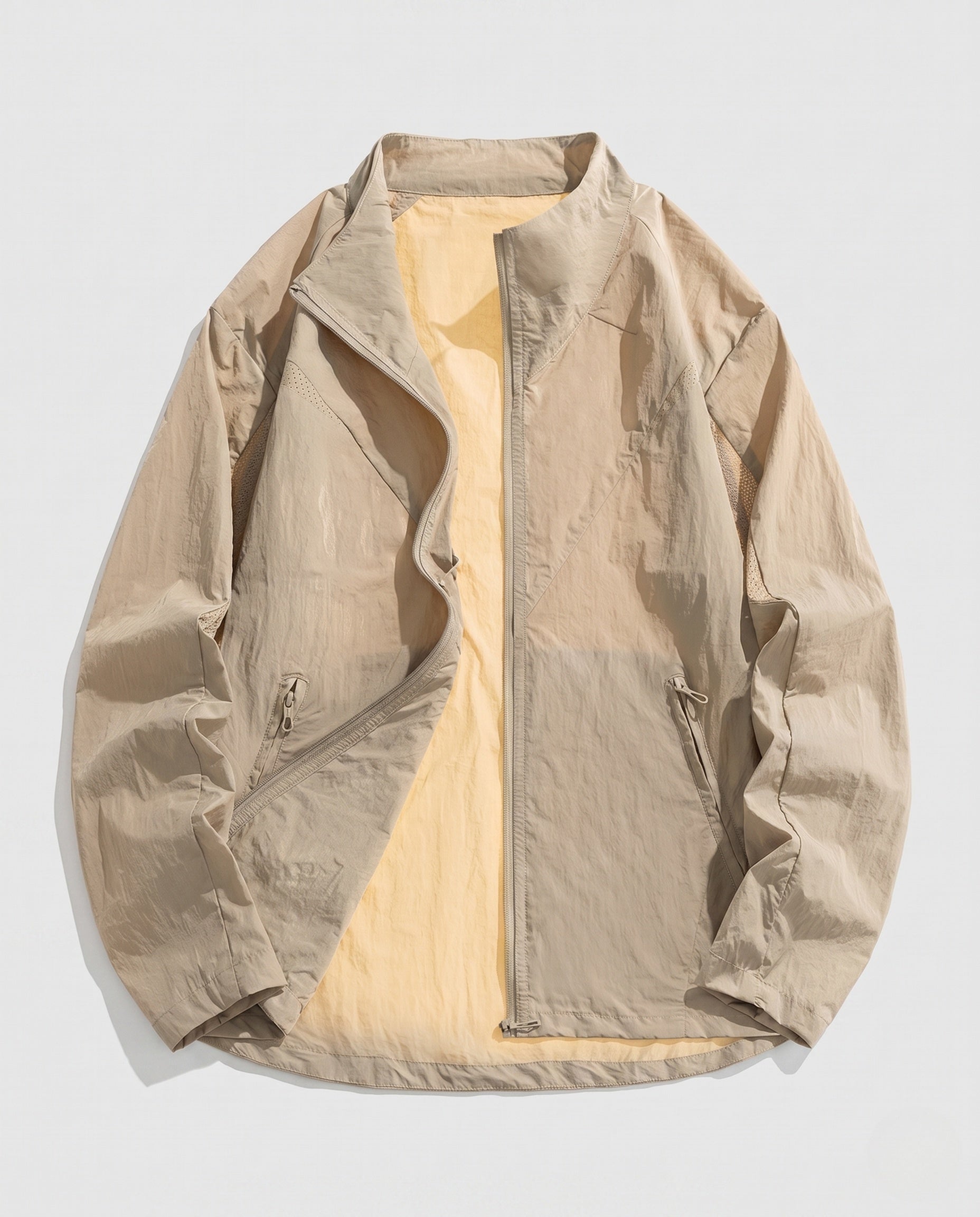 Ben lightweight travel jacket - color Latte
