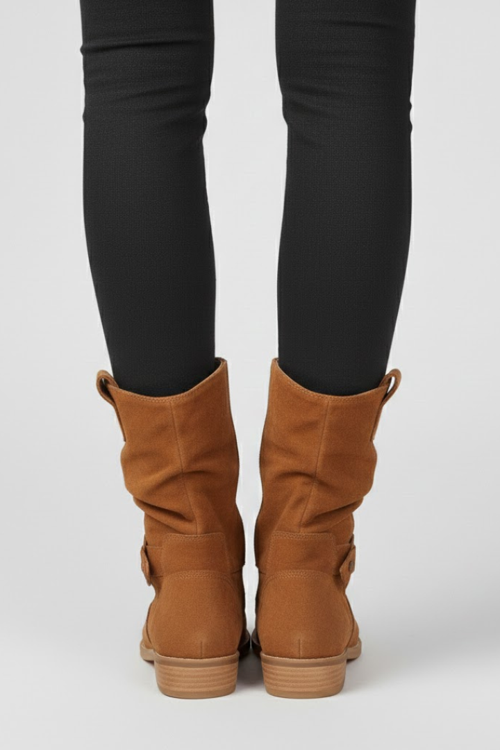 Beryl | Zip-Up Boots with Grip Sole
