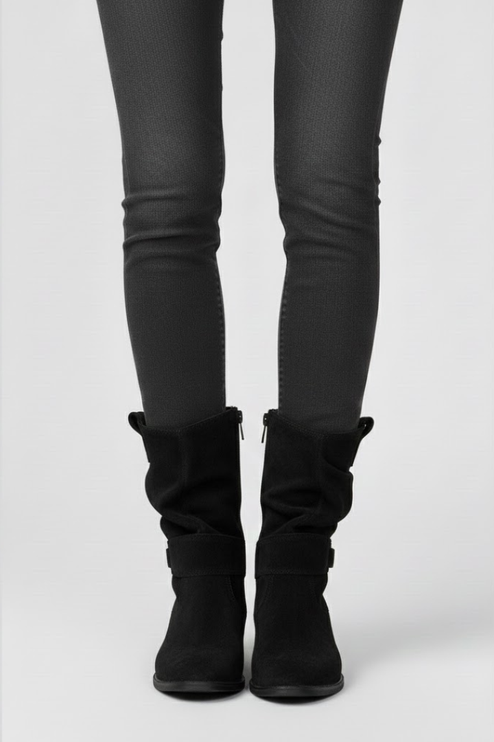 Beryl | Zip-Up Boots with Grip Sole