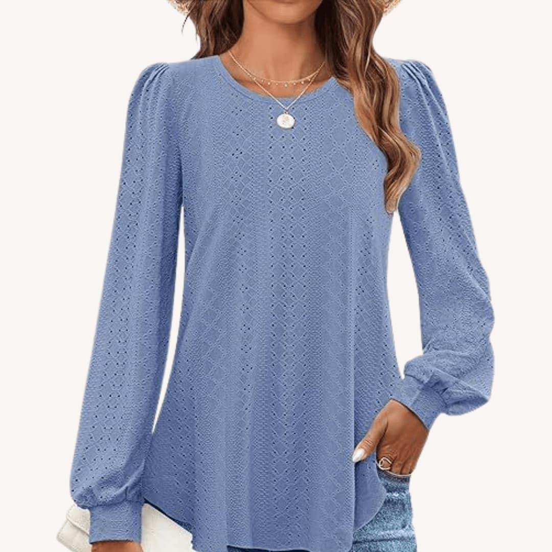 Blair lantern sleeve top - color options