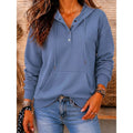 Blythe | Relaxed Button-Neck Hoodie