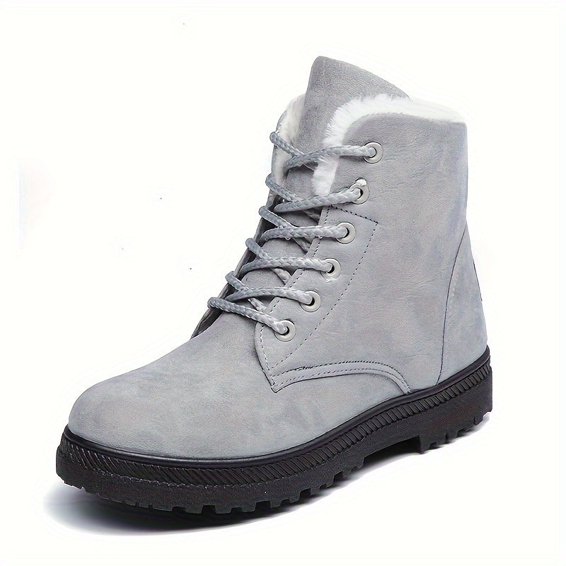 Branwen | Cozy Lace-Up Ankle Boots