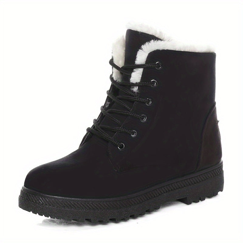 Branwen | Cozy Lace-Up Ankle Boots