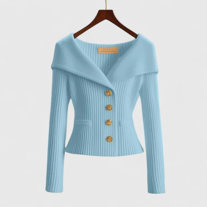 Briar soft knit cardigan, sky blue