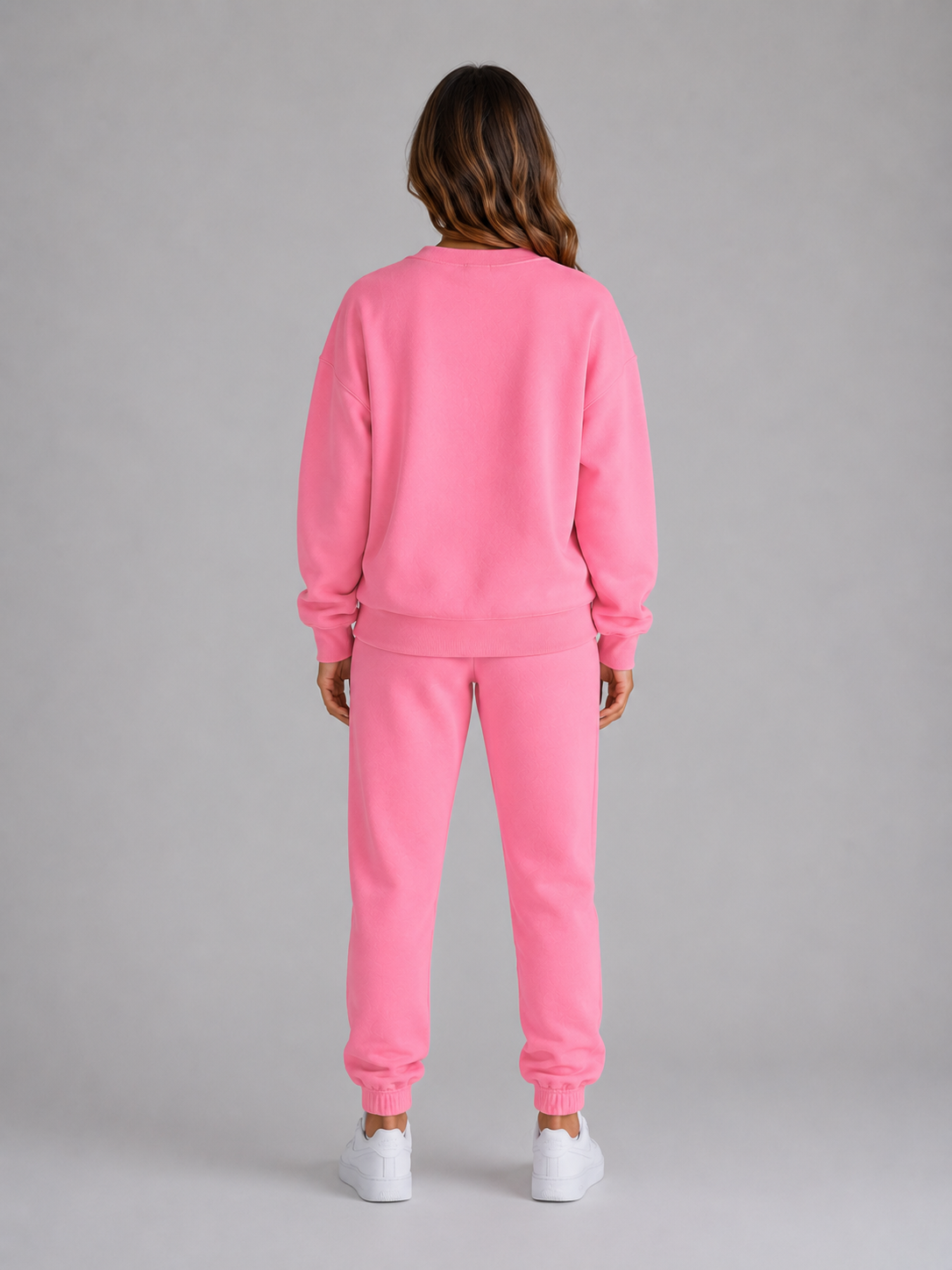 Bridget oversized tracksuit set crew neck joggers - side view