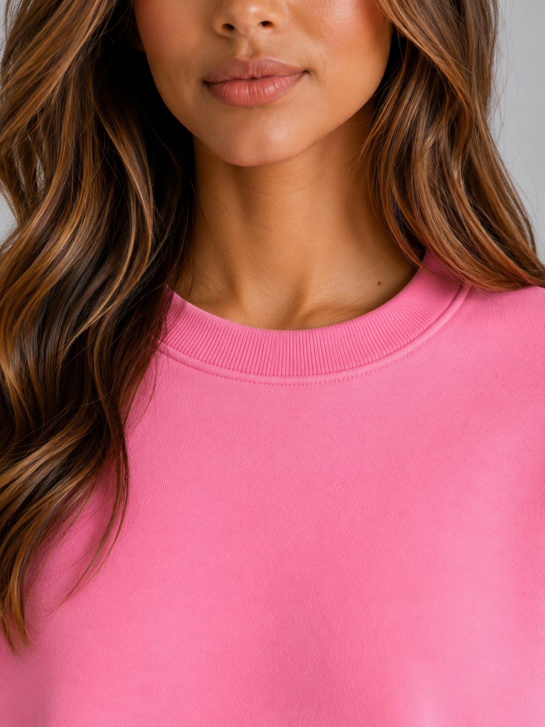 Bridget oversized tracksuit set crew neck joggers - waistband detail