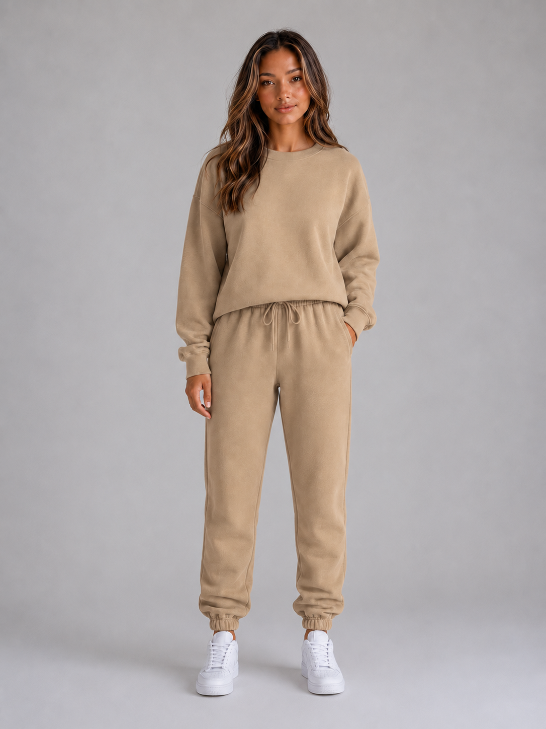 Bridget oversized tracksuit set crew neck joggers - color options 2