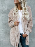 Brunhilde | Cozy Open-Front Hooded Jacket