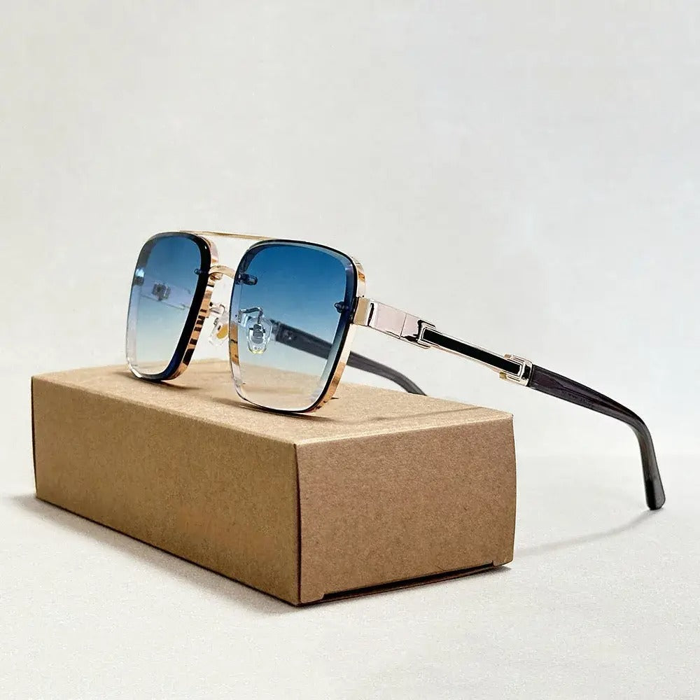 Bruno | Square Aviator Gradient Sunglasses