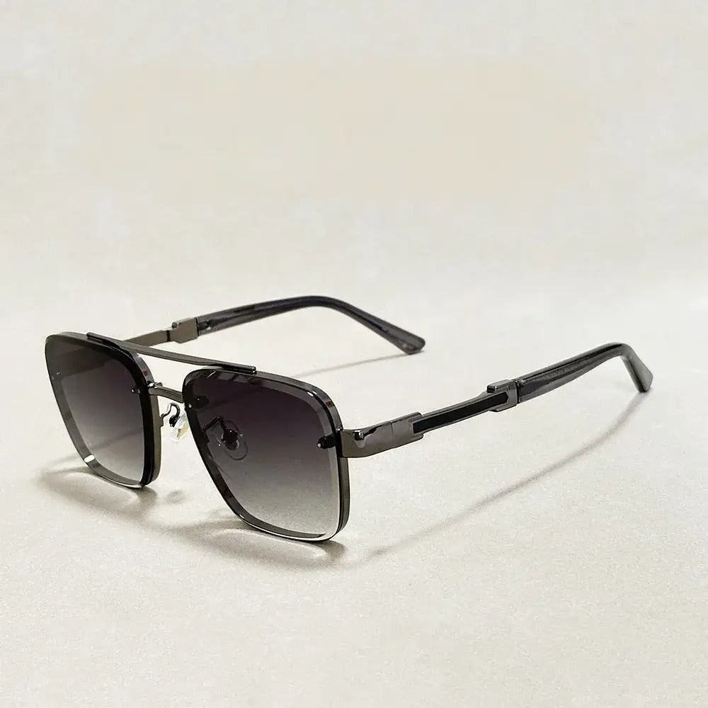 Bruno | Square Aviator Gradient Sunglasses