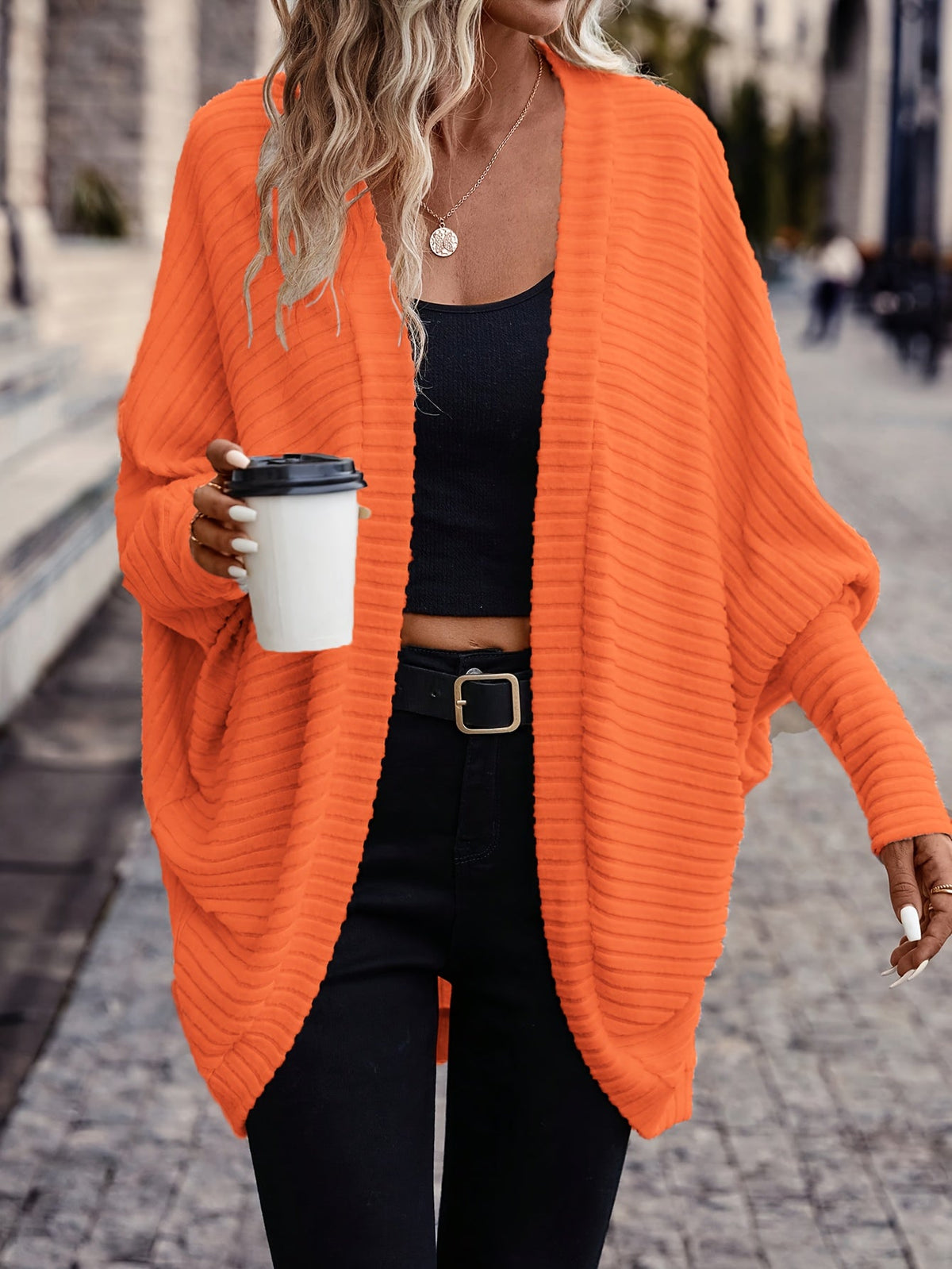 Sylvie | Relaxed Open-Front Cardigan