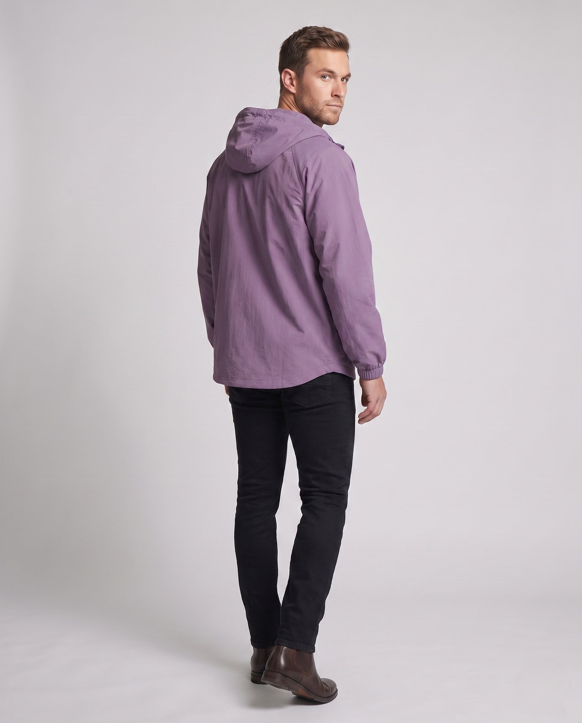Caleb sun protection hooded jacket - back view