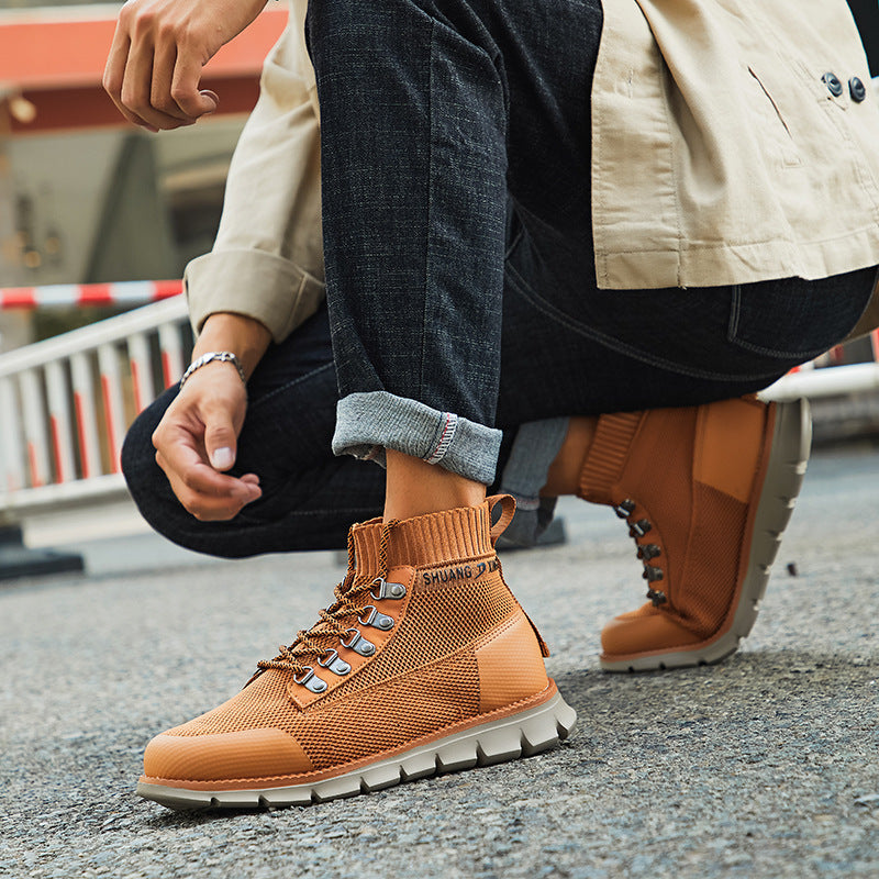 Callixta | Mesh Cross Boots