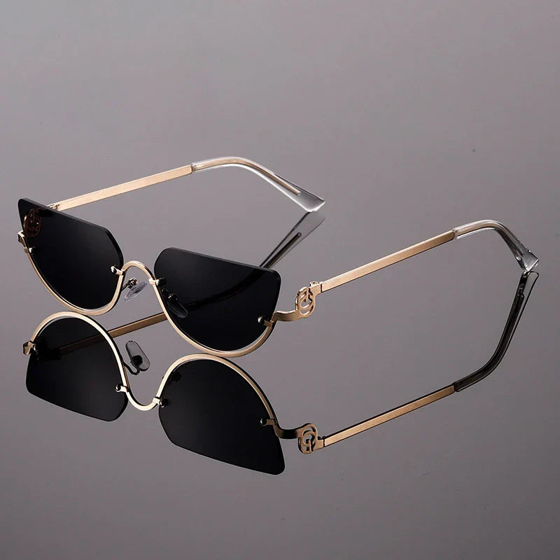 Camilla | Rimless Cat Eye Sunglasses