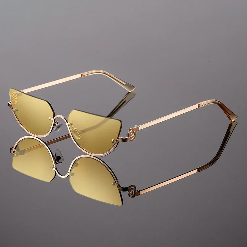 Camilla | Rimless Cat Eye Sunglasses