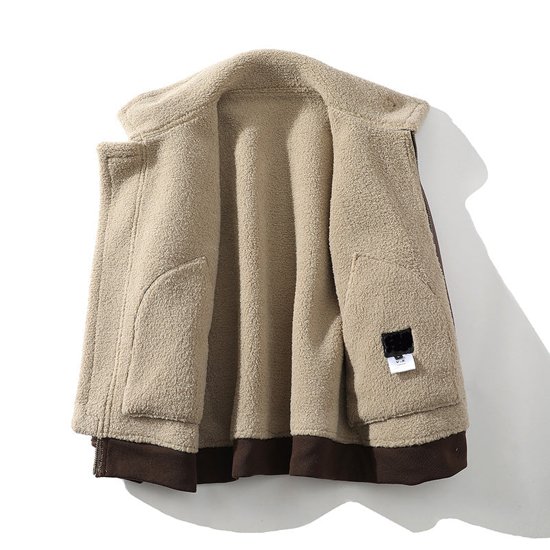Camillia | Sherpa-Trimmed Aviator Jacket