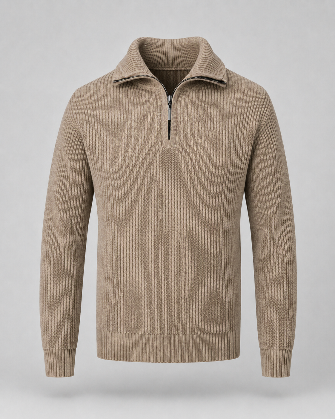 Carl ribbed quarter zip sweater - color options 2