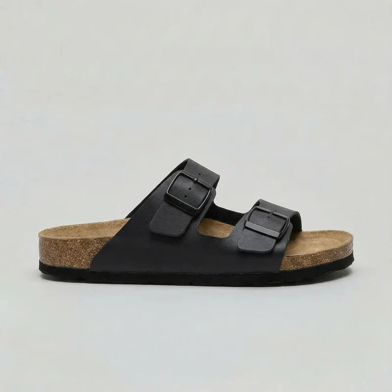 Casey unisex double-strap sandals - back view