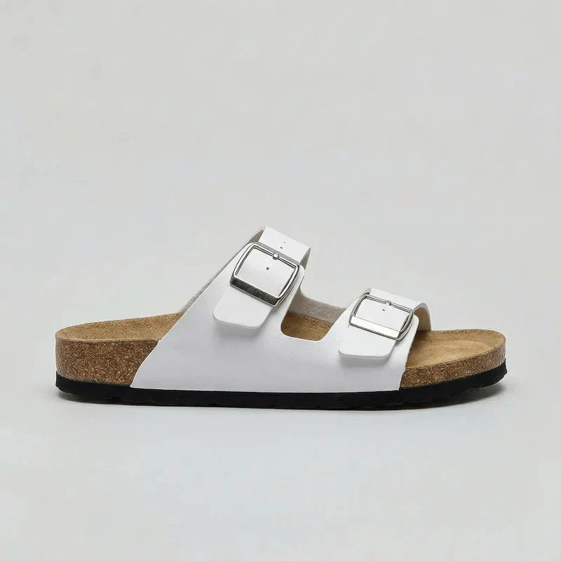 Casey unisex double-strap sandals - styled outfit