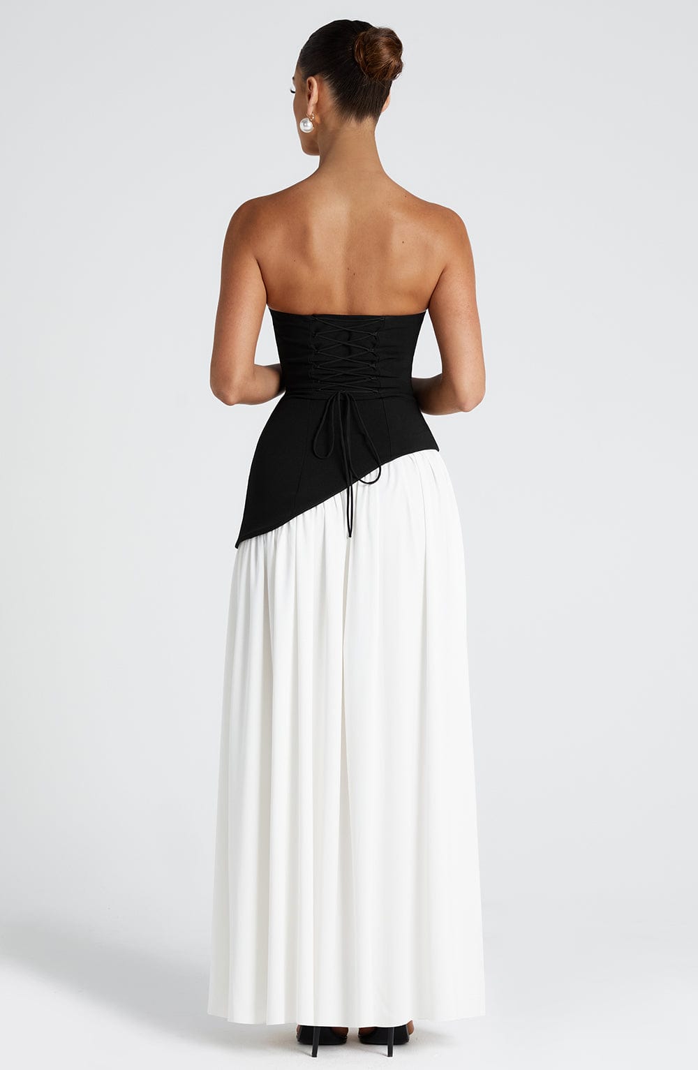 Cassia | Strapless Formal Maxi Dress