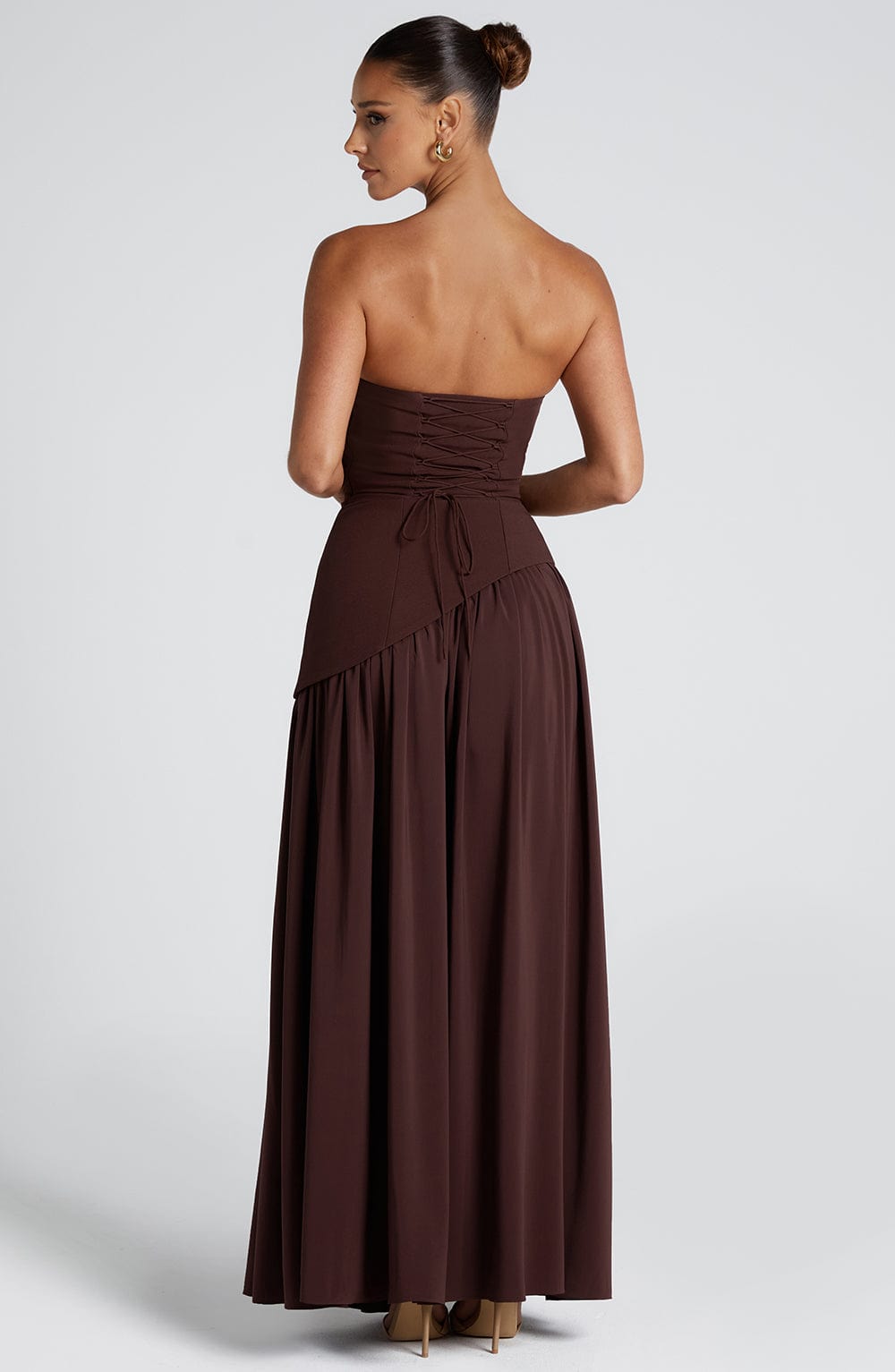 Cassia | Strapless Formal Maxi Dress
