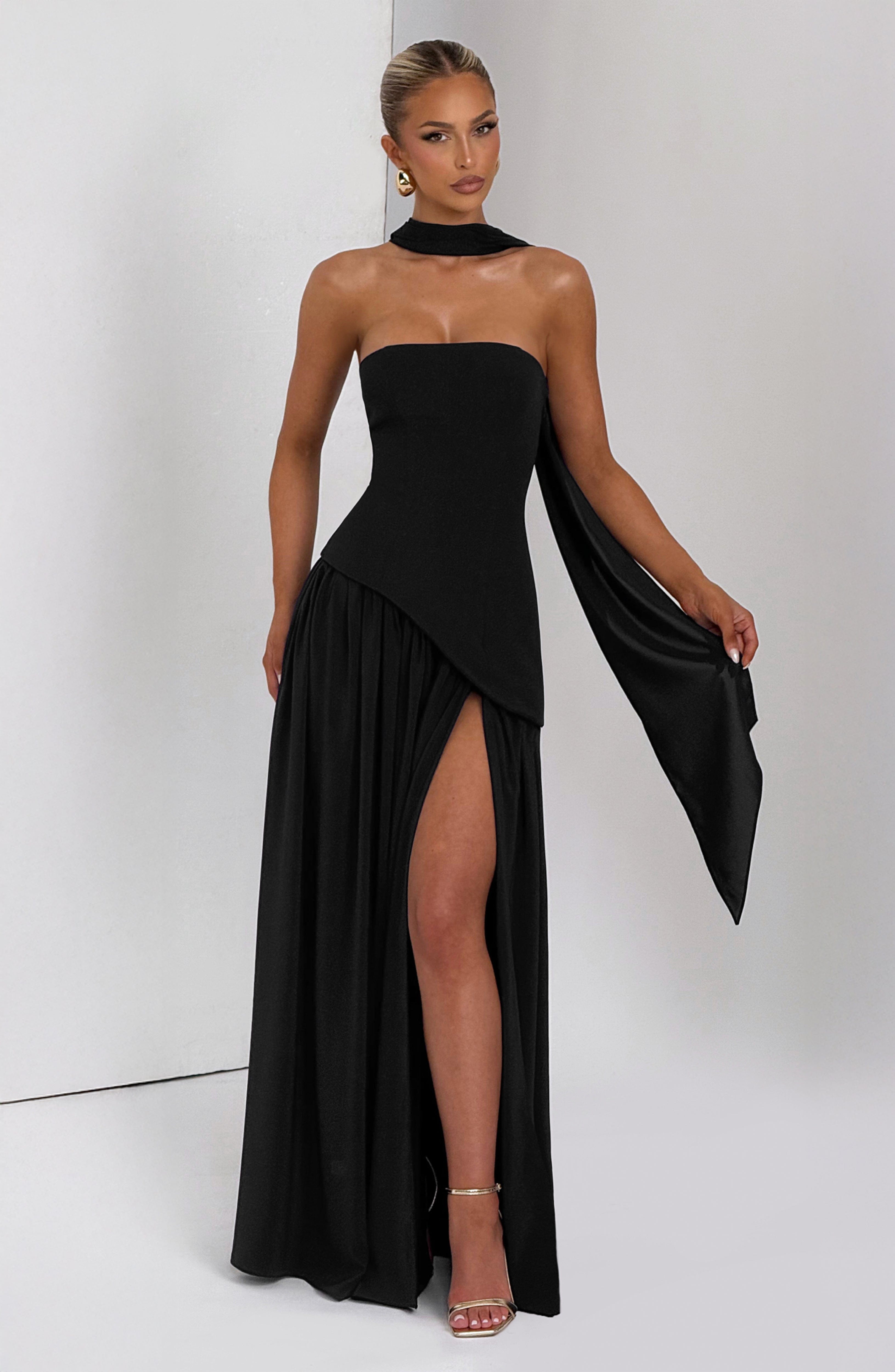 Cassia | Strapless Formal Maxi Dress