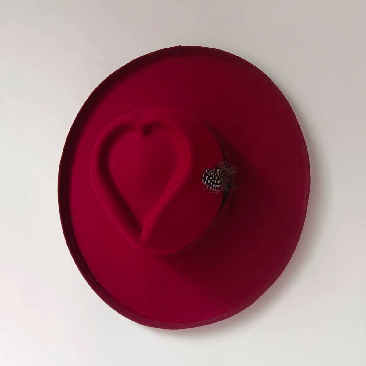 Cassian | Heart-Crown Feather Fedora