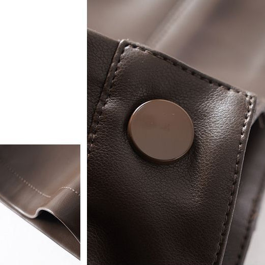 Cassiel | Wide-Leg Vegan Leather Pants