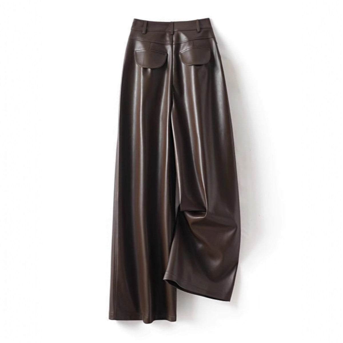 Cassiel | Wide-Leg Vegan Leather Pants