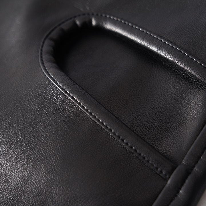 Cassiel | Wide-Leg Vegan Leather Pants