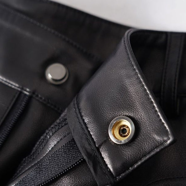 Cassiel | Wide-Leg Vegan Leather Pants