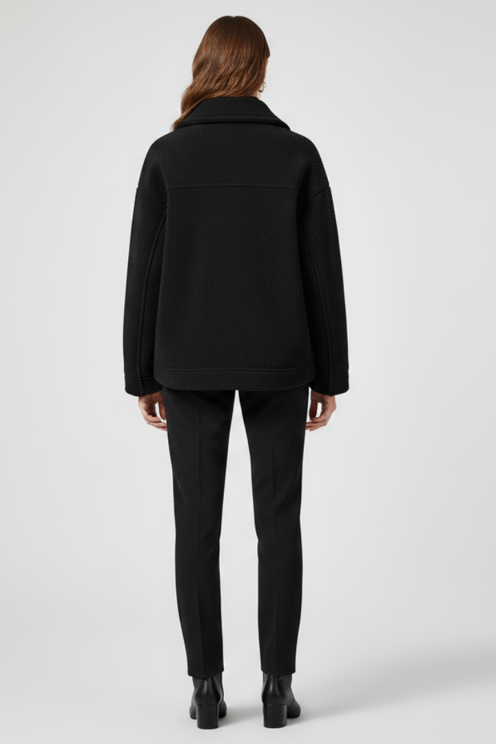Cecilia fleece jacket with buttons - additional angle 2