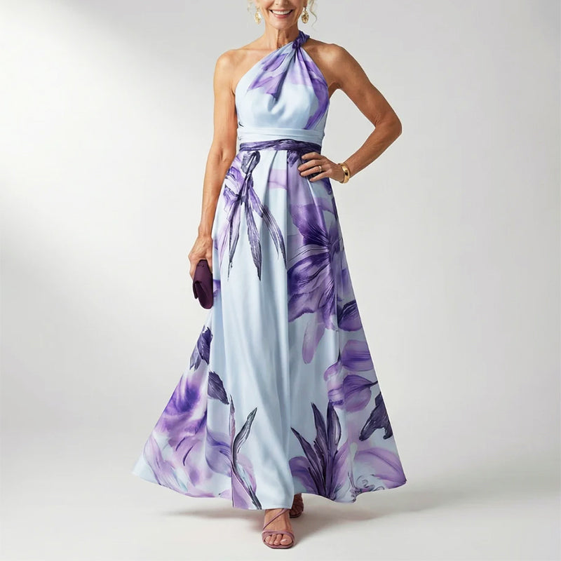 Chanel | Floral Halter Maxi Dress