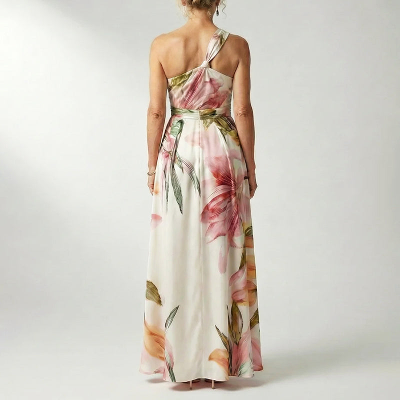 Chanel | Floral Halter Maxi Dress