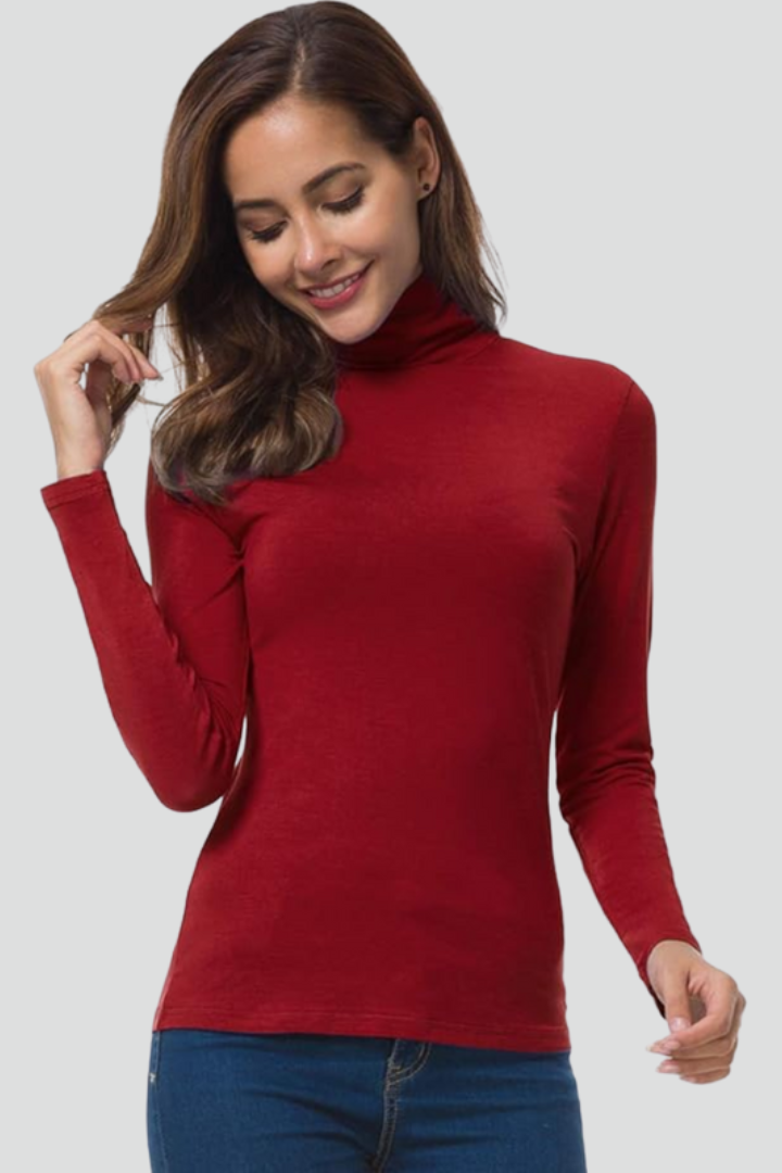 Clementine turtleneck sweater - full look