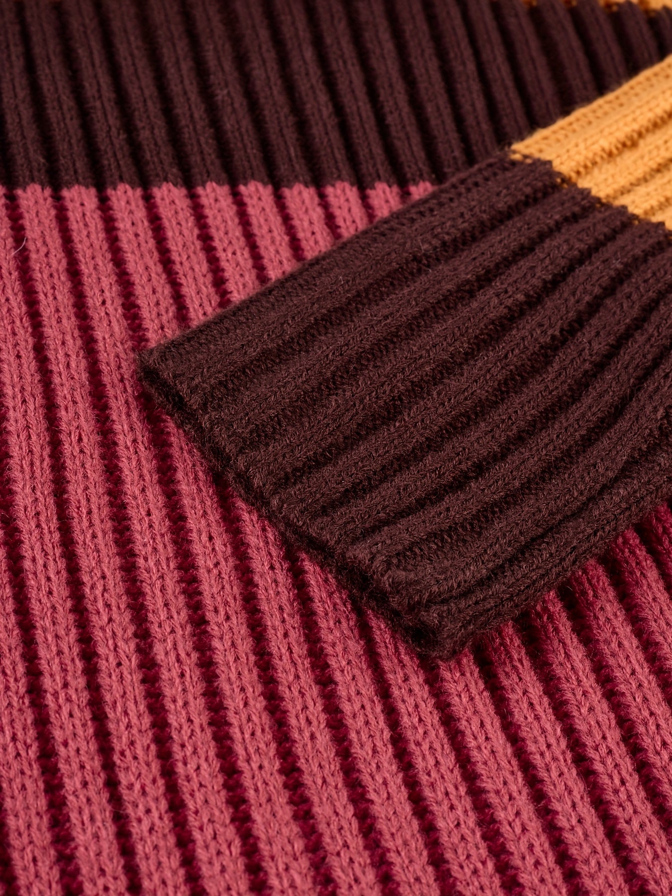 Colette fall sweater dress - fabric detail