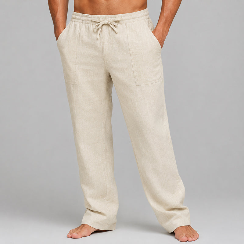 Connor | Linen Blend Relaxed Fit Pants