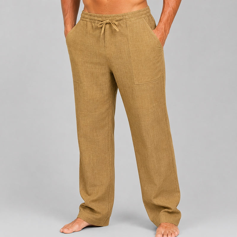 Connor | Linen Blend Relaxed Fit Pants