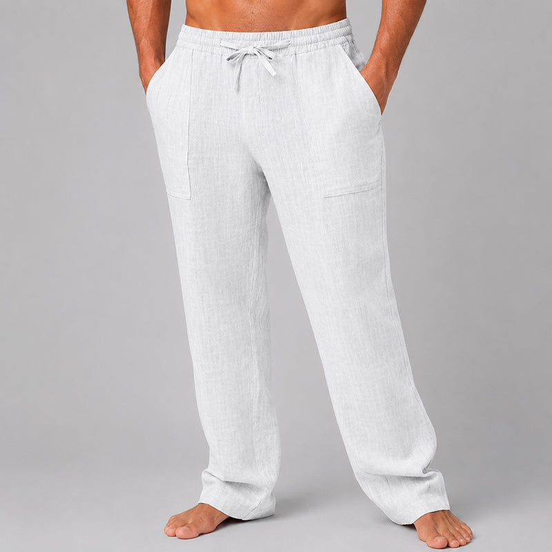 Connor | Linen Blend Relaxed Fit Pants