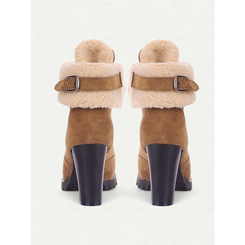 Cordoba | Fur-Trimmed Lace-Up Snow Boots
