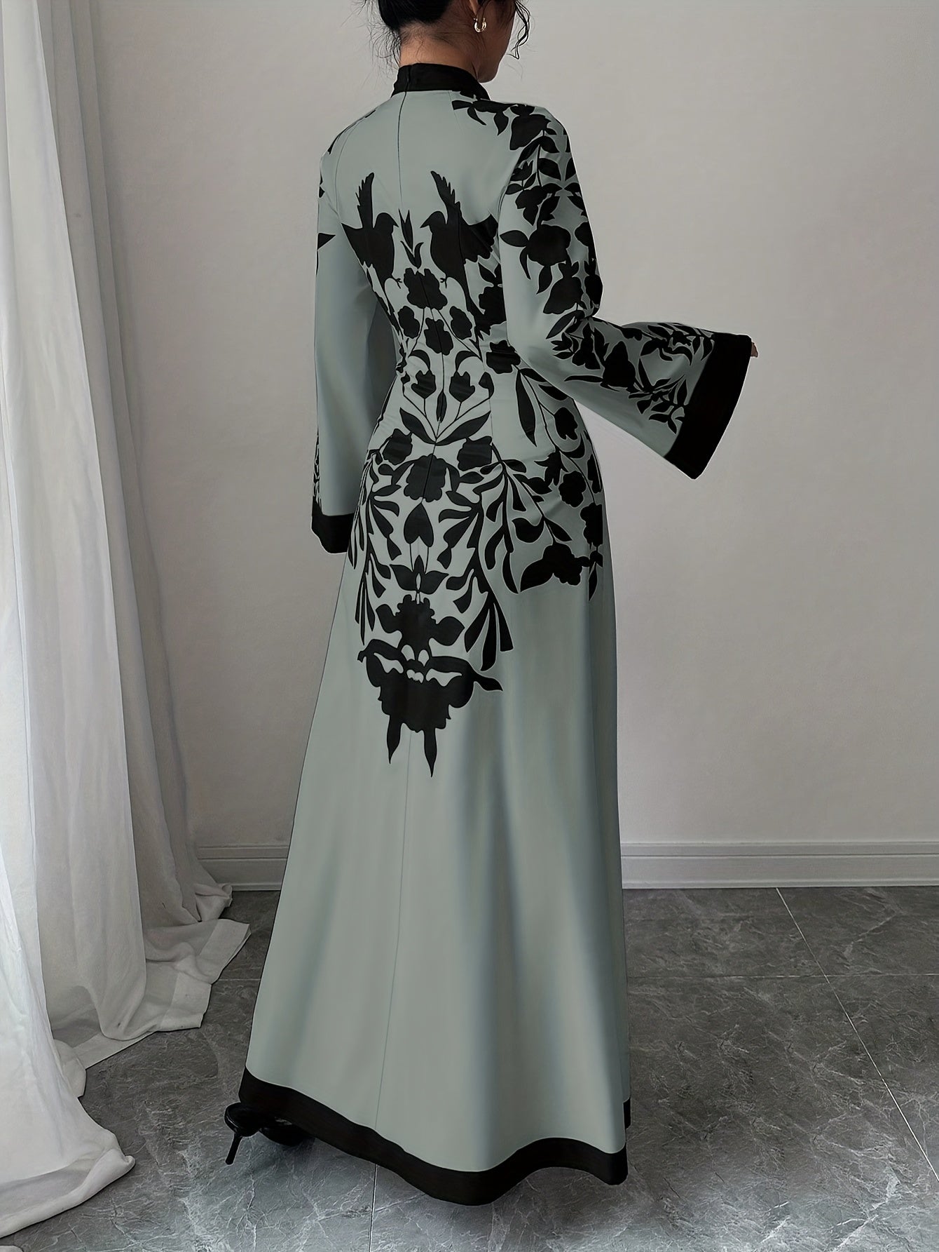 Cosima fall floral maxi dress - styled outfit 2