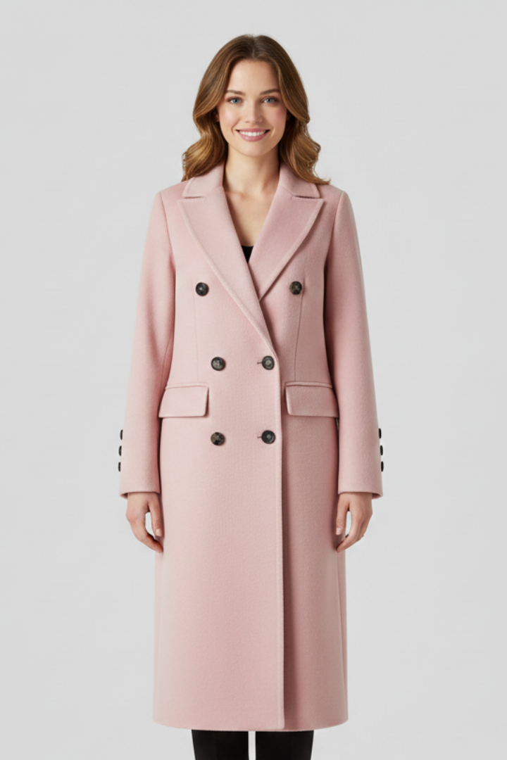 Costanza coat with lapel collar - styled outfit